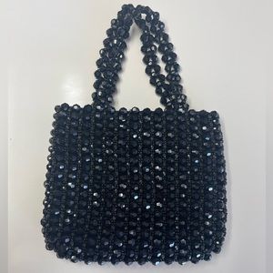 Vanessa Paris black tote handbag